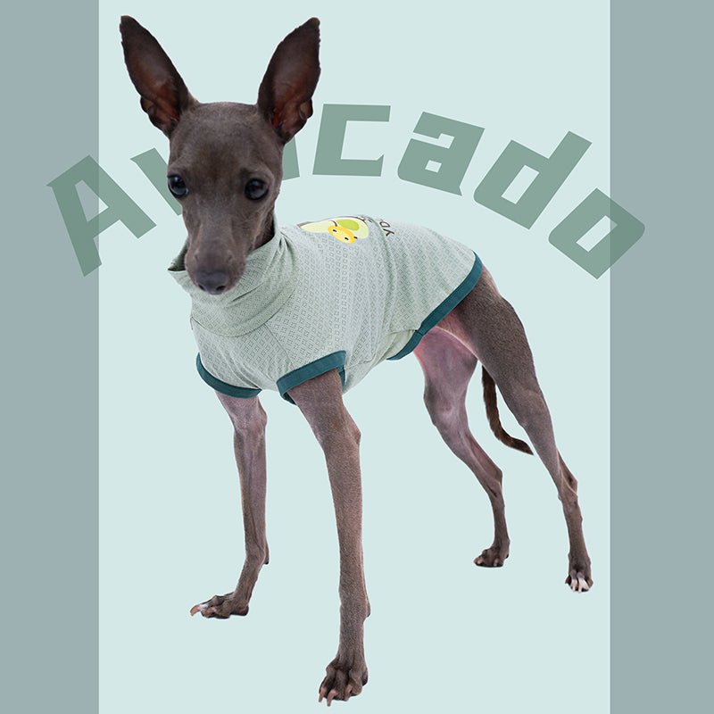 Turtleneck Sleeveless Tank Top for Italian greyhound whippet - PIKAPIKA