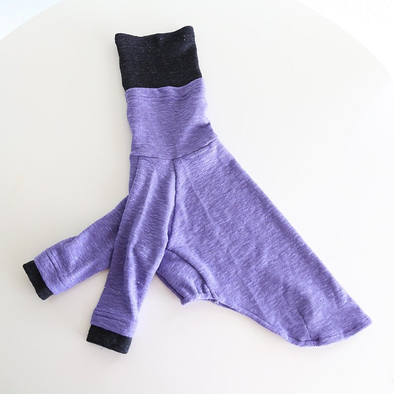 Two - Tone Sleeve Turtleneck Italian Greyhound Whippet Dog Clothes - PIKAPIKA