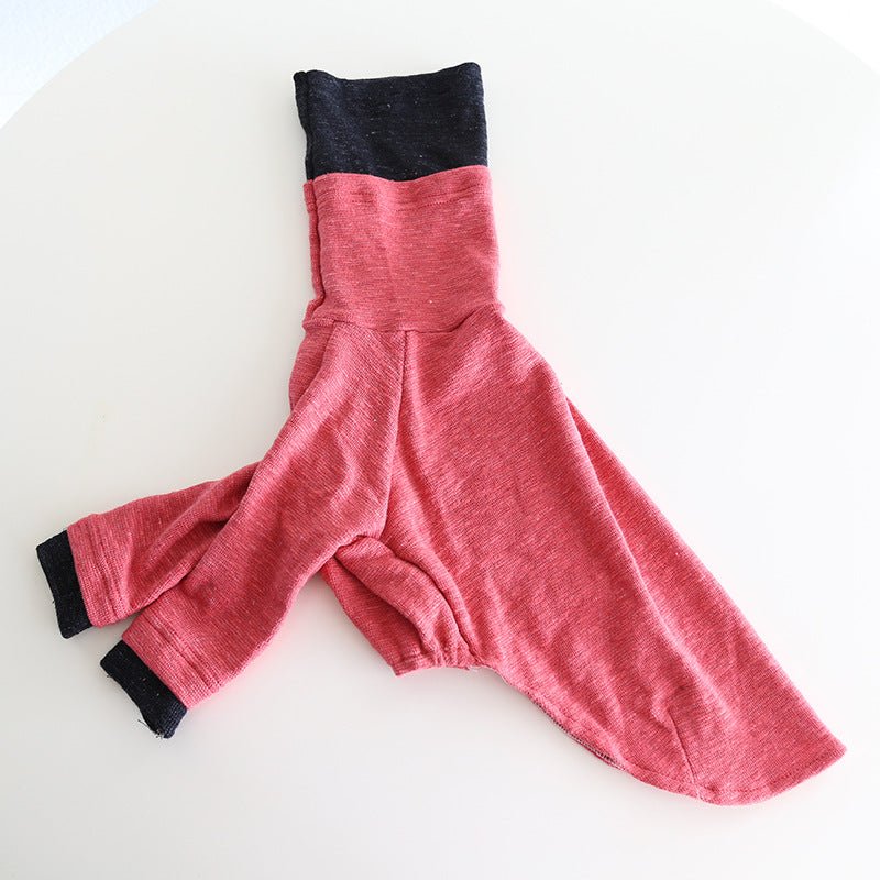 Two - Tone Sleeve Turtleneck Italian Greyhound Whippet Dog Clothes - PIKAPIKA