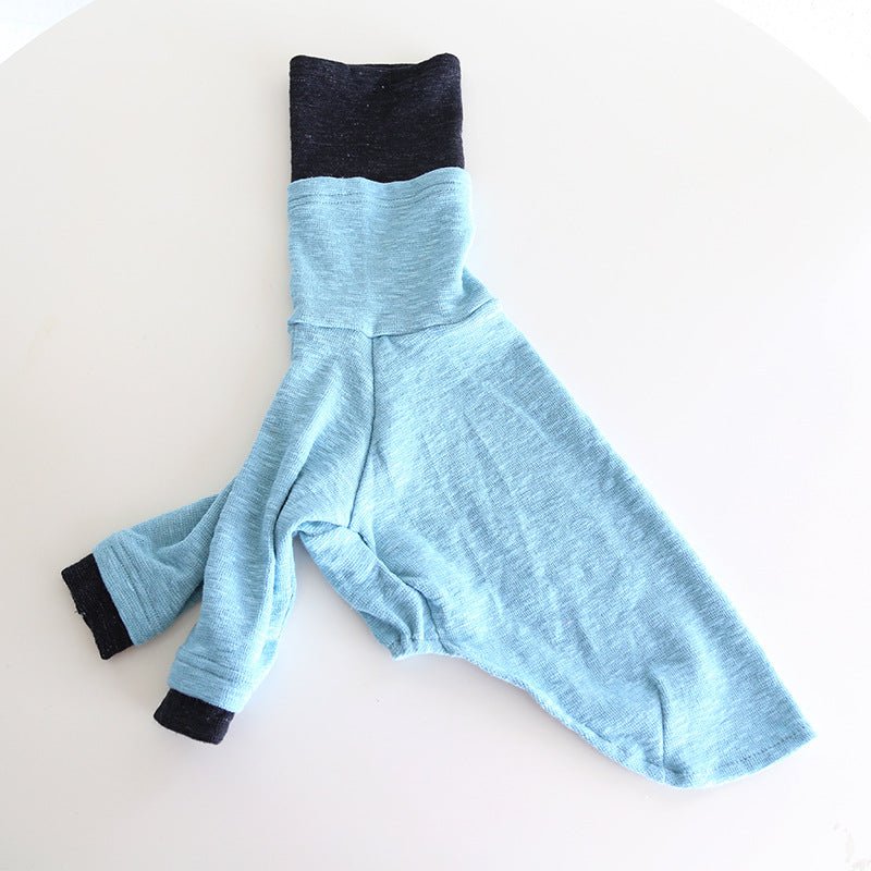 Two - Tone Sleeve Turtleneck Italian Greyhound Whippet Dog Clothes - PIKAPIKA