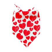 Valentine's Day Pet Bandana for Dogs Drool Bib for Cats Pet Scarf - PIKAPIKA