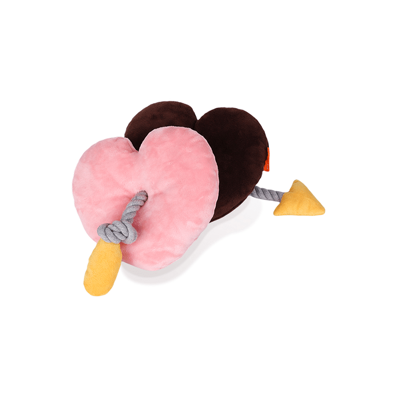 Valentine's Day Squeaky Dog Toy Durable Chew Toy - PIKAPIKA