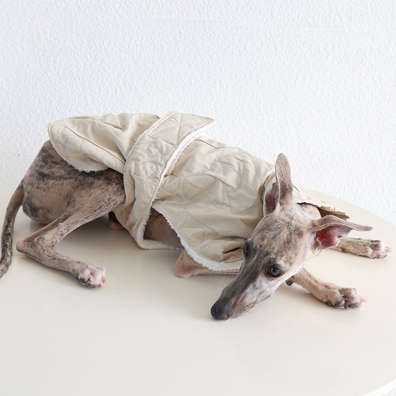 Velcro Warm Vest Italian Greyhound Whippet Dog Clothes - PIKAPIKA