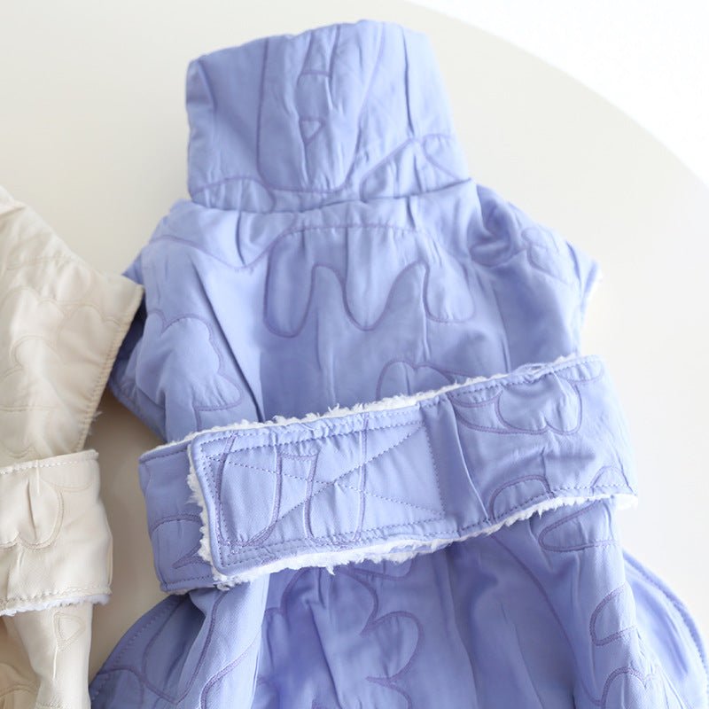 Velcro Warm Vest Italian Greyhound Whippet Dog Clothes - PIKAPIKA