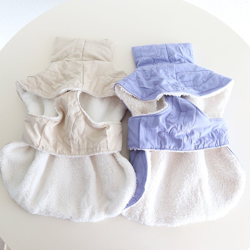 Velcro Warm Vest Italian Greyhound Whippet Dog Clothes - PIKAPIKA