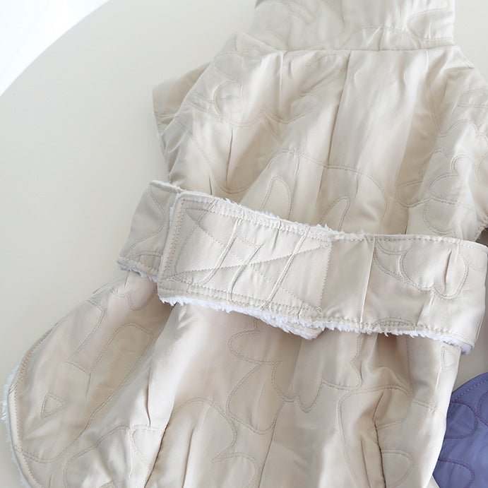 Velcro Warm Vest Italian Greyhound Whippet Dog Clothes - PIKAPIKA