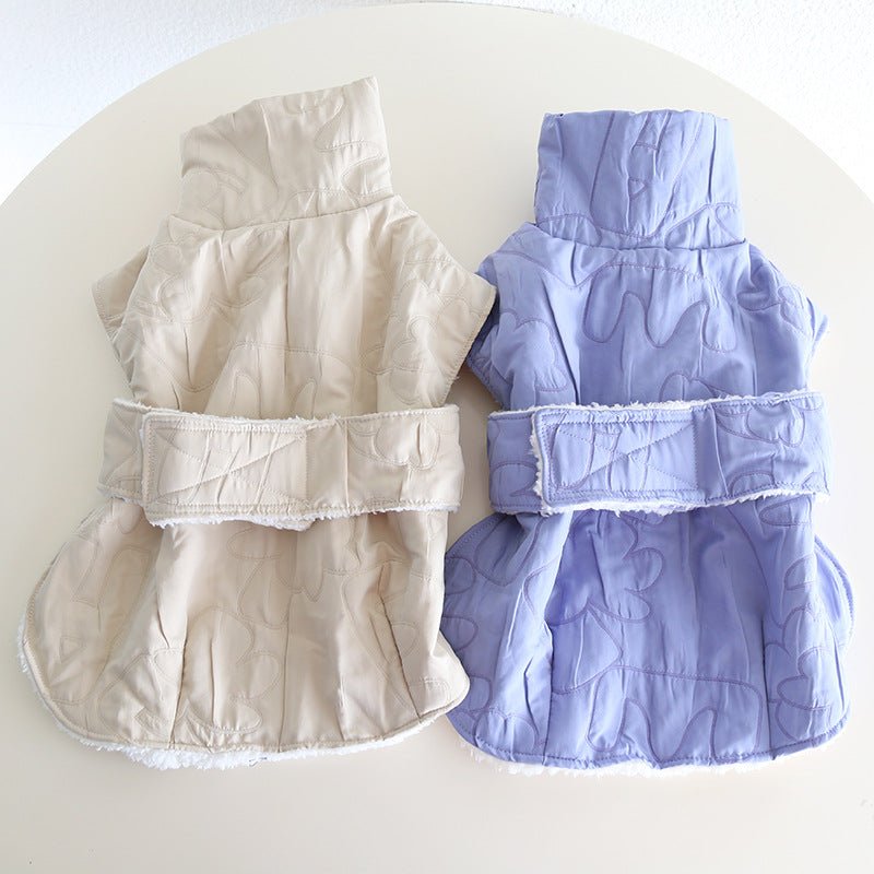 Velcro Warm Vest Italian Greyhound Whippet Dog Clothes - PIKAPIKA