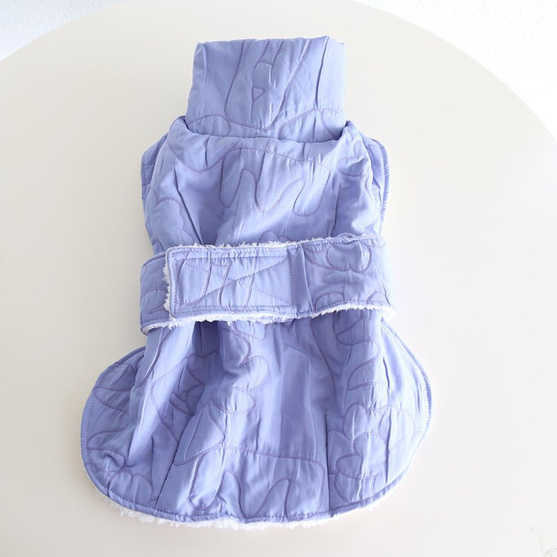 Velcro Warm Vest Italian Greyhound Whippet Dog Clothes - PIKAPIKA