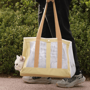 Ventilated Large Capacity Travel Bag Portable Pet Carrier Tote - PIKAPIKA