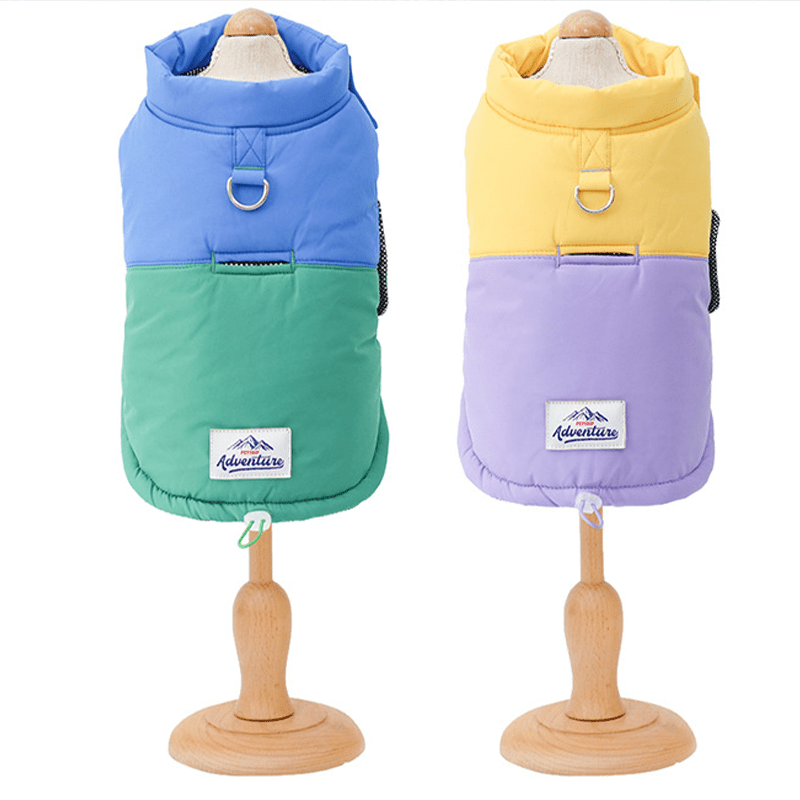 Warm Adjustable Velcro Winter Cozy Coat for Small Dogs - PIKAPIKA