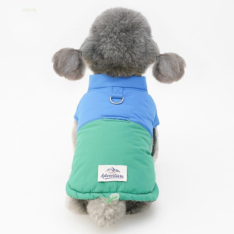 Warm Adjustable Velcro Winter Cozy Coat for Small Dogs - PIKAPIKA