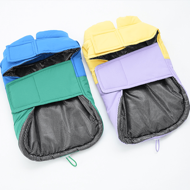Warm Adjustable Velcro Winter Cozy Coat for Small Dogs - PIKAPIKA