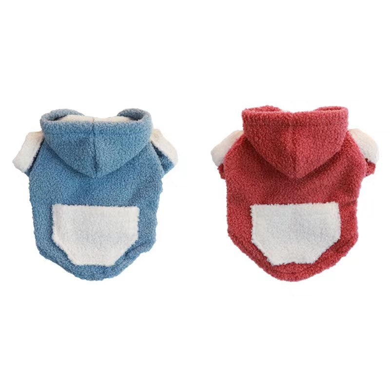 Warm Fleece Button Coat Corgi Dog Clothes - PIKAPIKA