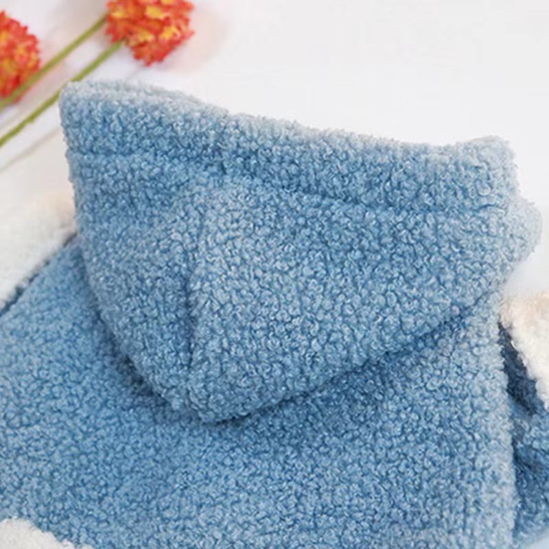 Warm Fleece Button Coat Corgi Dog Clothes - PIKAPIKA