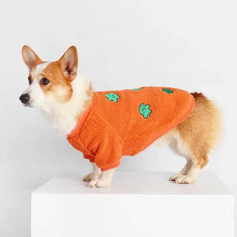 Warm Fleece Shirts Corgi Dog Clothes - PIKAPIKA