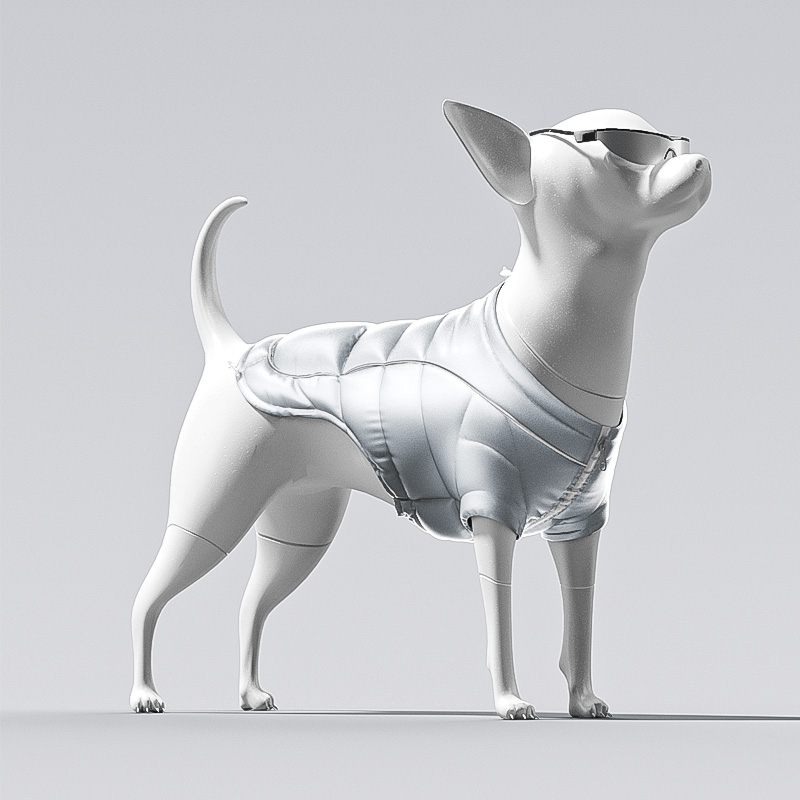 Warm Winter Puffer Vests Down Jacket Dog Clothes - PIKAPIKA