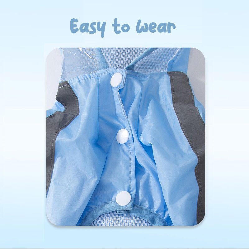 Waterproof 4Legs Cover Raincoats Outdoor Dog Clothes - PIKAPIKA