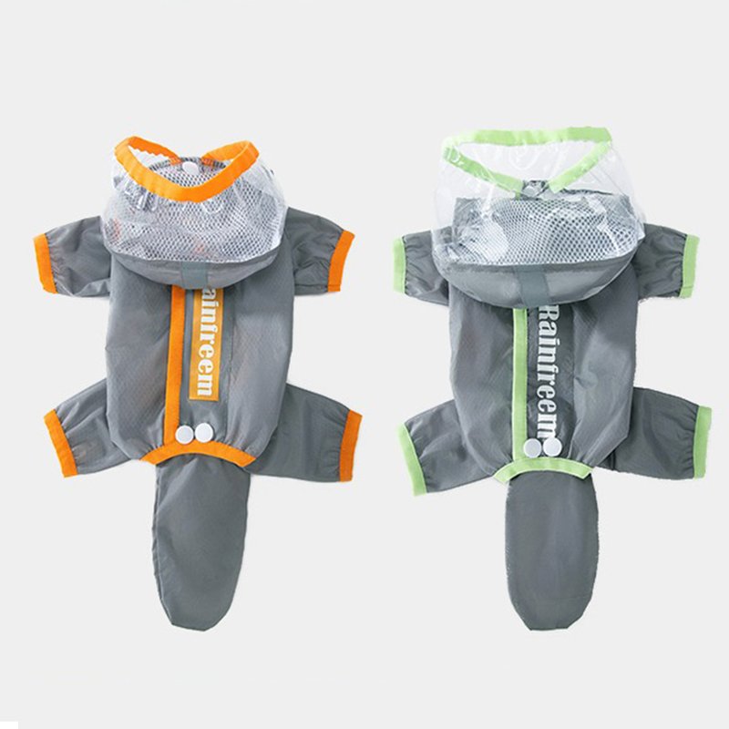 Waterproof 4Legs Cover Raincoats Outdoor Dog Clothes - PIKAPIKA
