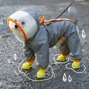 Waterproof 4Legs Cover Raincoats Outdoor Dog Clothes - PIKAPIKA