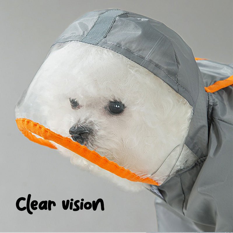 Waterproof 4Legs Cover Raincoats Outdoor Dog Clothes - PIKAPIKA
