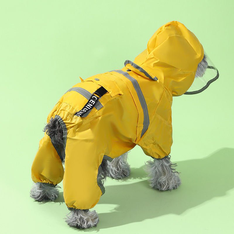 Waterproof 4Legs Cover Raincoats Outdoor Dog Clothes - PIKAPIKA