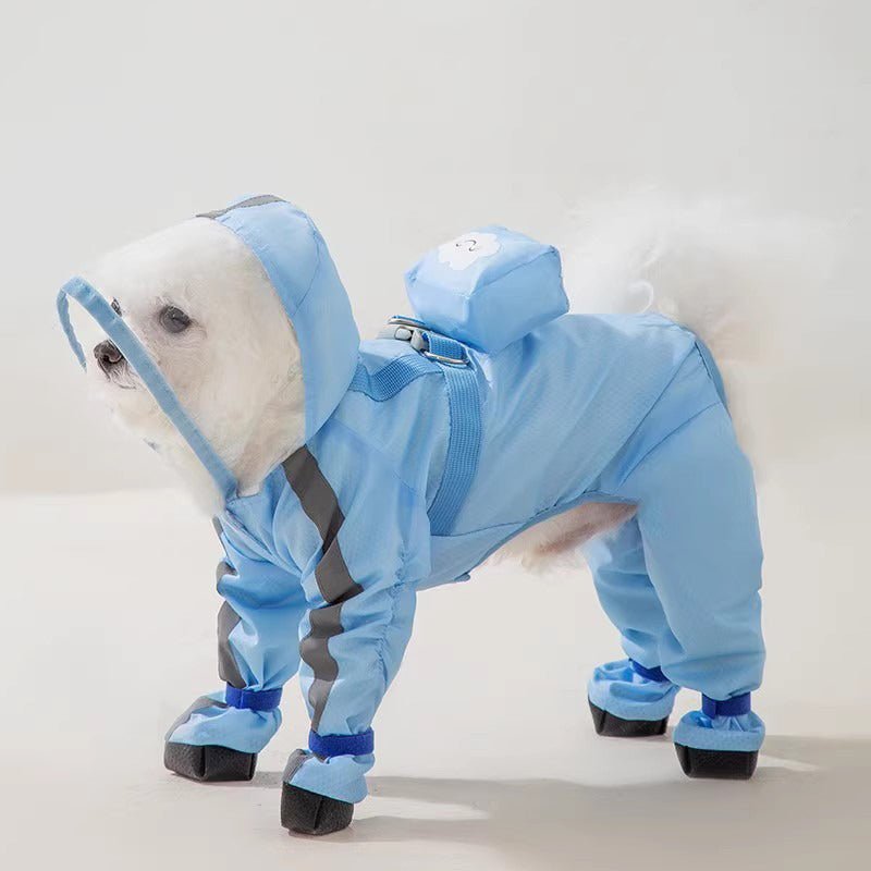 Waterproof 4Legs Cover Raincoats Outdoor Dog Clothes - PIKAPIKA