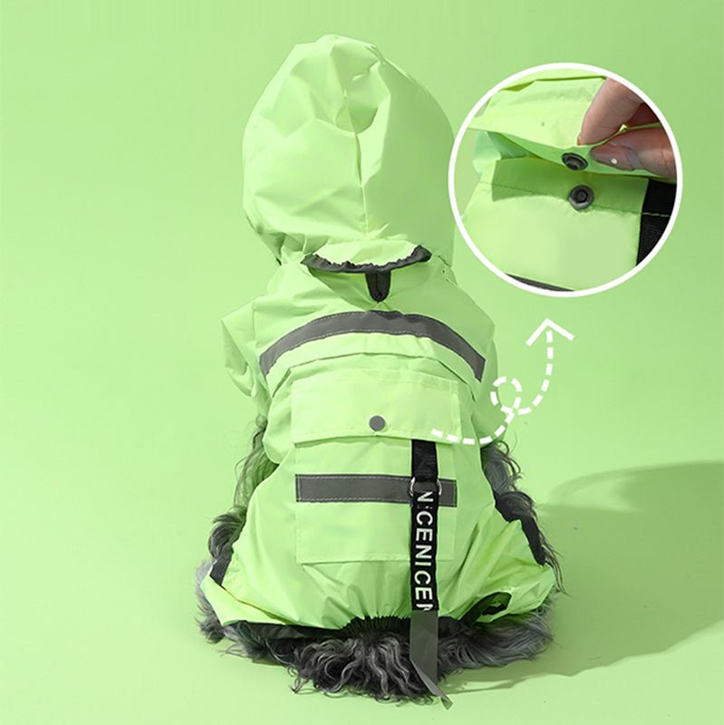 Waterproof 4Legs Cover Raincoats Outdoor Dog Clothes - PIKAPIKA
