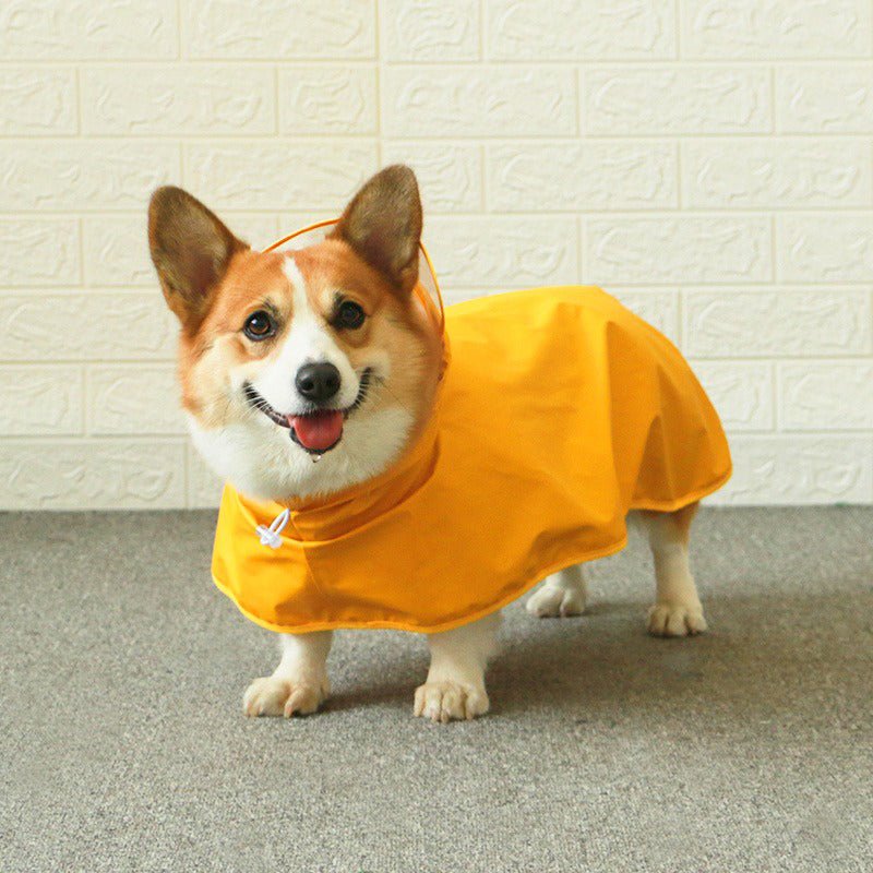 Waterproof Belly Cover Raincoats Outdoor Dog Clothes L-6XL - PIKAPIKA