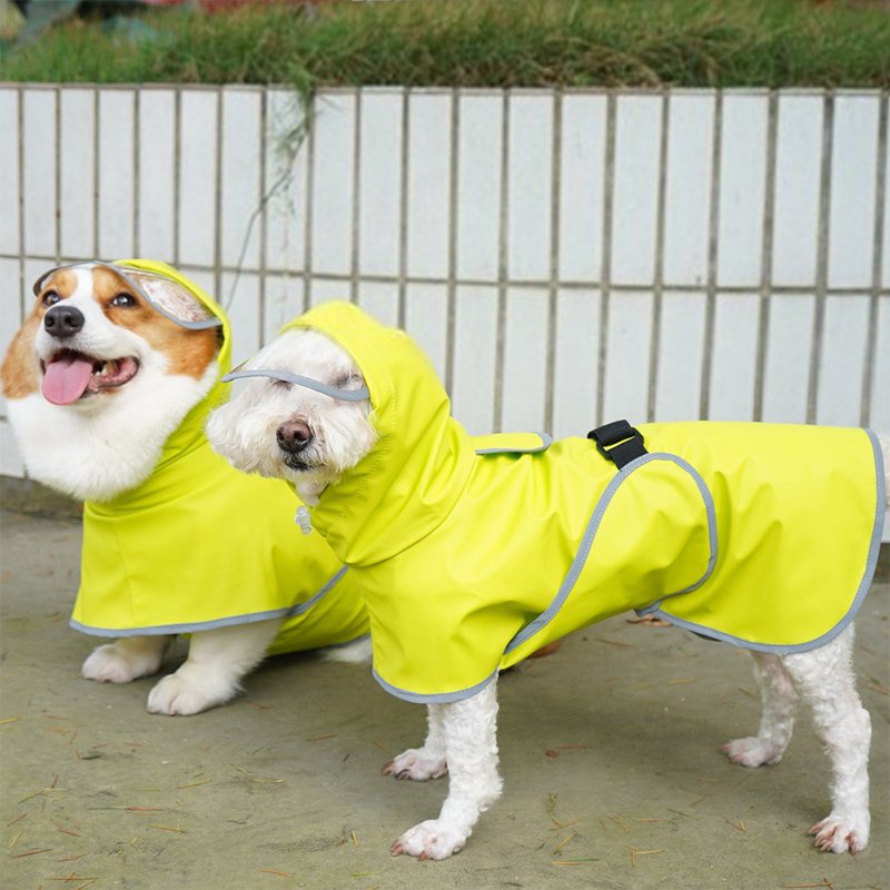 Waterproof Belly Cover Raincoats Outdoor Dog Clothes M-9XL - PIKAPIKA