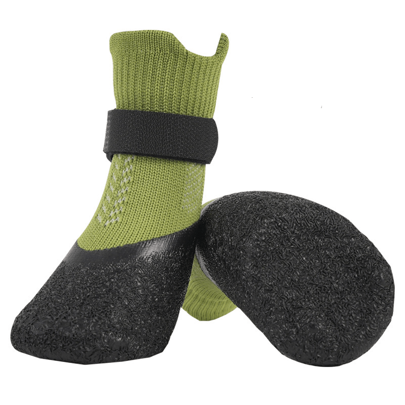 Waterproof Dog Booties Non - Slip Anti - Dirty Socks Hook&Loop Straps - PIKAPIKA