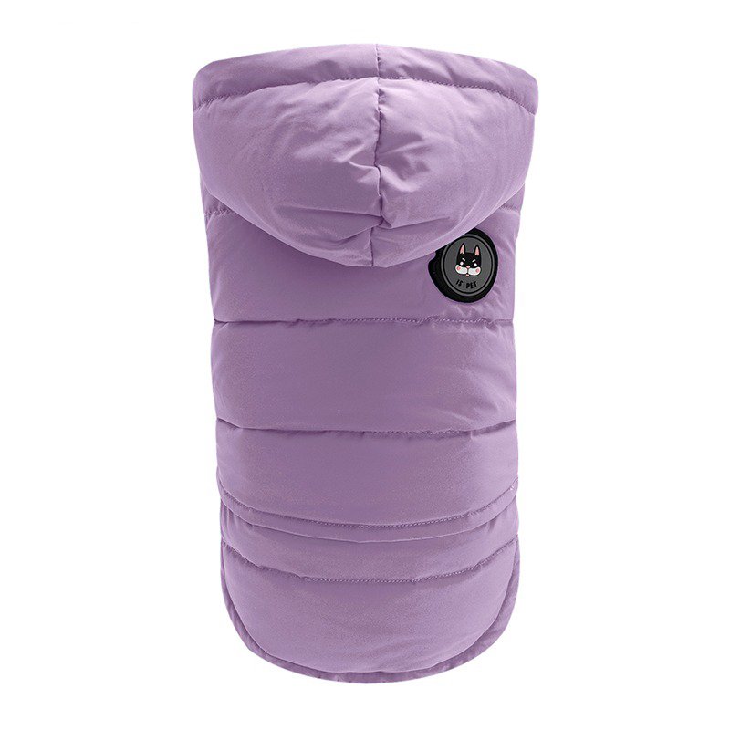 Waterproof Duck Down Padded Jacket Sleeveless Vest Hoodie Coat Dog Clothes - PIKAPIKA