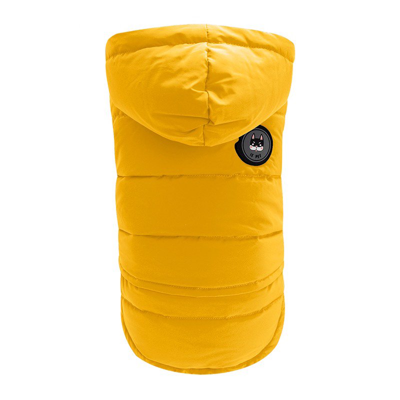 Waterproof Duck Down Padded Jacket Sleeveless Vest Hoodie Coat Dog Clothes - PIKAPIKA