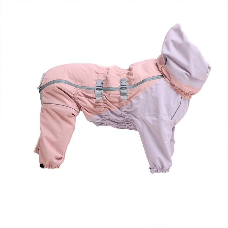 Waterproof Full - Cover Four - Leg Outdoor Big Dog Raincoat - PIKAPIKA