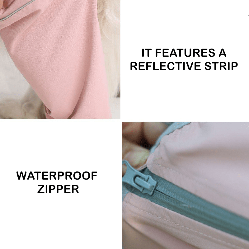 Waterproof Full - Cover Four - Leg Outdoor Big Dog Raincoat - PIKAPIKA