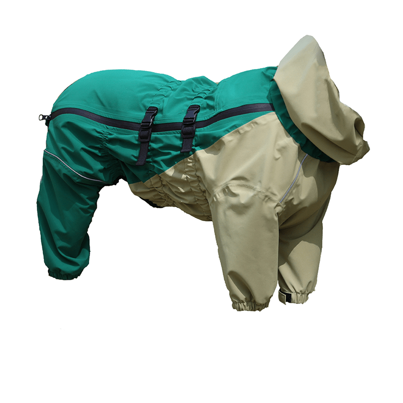 Waterproof Full - Cover Four - Leg Outdoor Big Dog Raincoat - PIKAPIKA