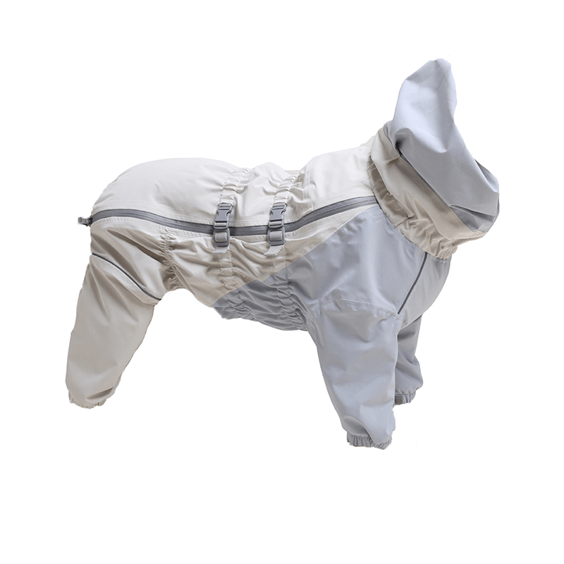 Waterproof Full - Cover Four - Leg Outdoor Big Dog Raincoat - PIKAPIKA