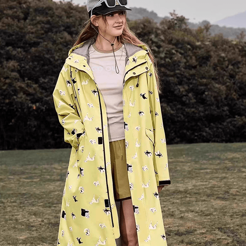 Waterproof Full - Cover Lightweight Raincoat for Small and Medium Dogs Whippet Pet Rainwear - PIKAPIKA