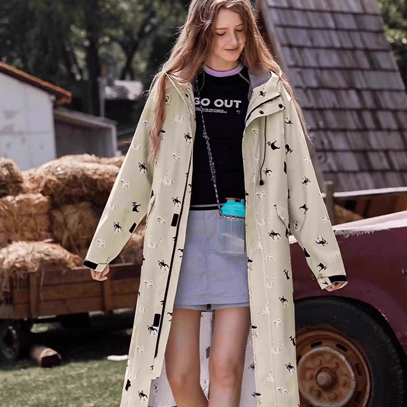 Waterproof Full - Cover Lightweight Raincoat for Small and Medium Dogs Whippet Pet Rainwear - PIKAPIKA