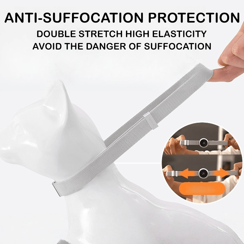 Waterproof GPS Pet Tracker Airtag Collar Customized Anti - Lost Device - PIKAPIKA