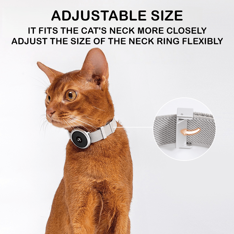 Waterproof GPS Pet Tracker Airtag Collar Customized Anti - Lost Device - PIKAPIKA