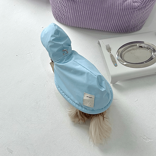 Windproof Waterproof Hooded Cape Toy Dogs Small Medium Dogs Pet Raincoat - PIKAPIKA