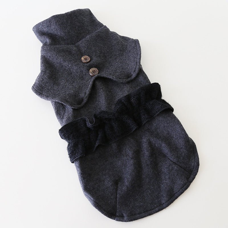 Wool Fleece Cape Italian Greyhound Whippet Dog Clothes - PIKAPIKA