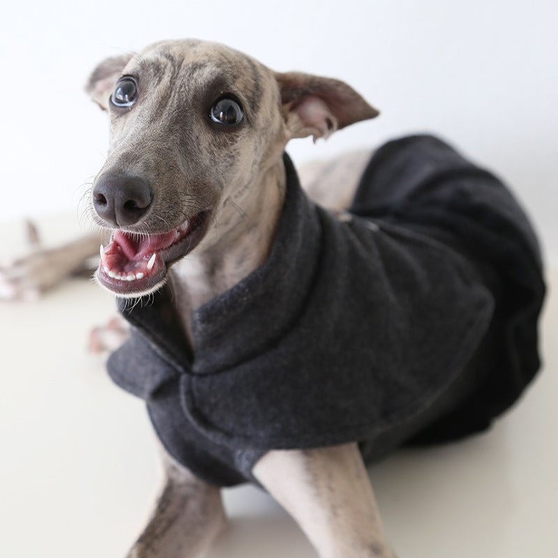 Wool Fleece Cape Italian Greyhound Whippet Dog Clothes - PIKAPIKA