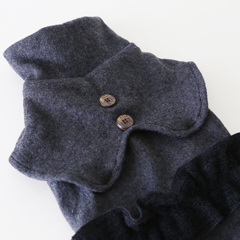 Wool Fleece Cape Italian Greyhound Whippet Dog Clothes - PIKAPIKA