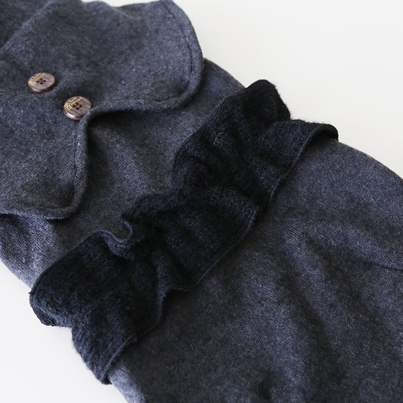 Wool Fleece Cape Italian Greyhound Whippet Dog Clothes - PIKAPIKA